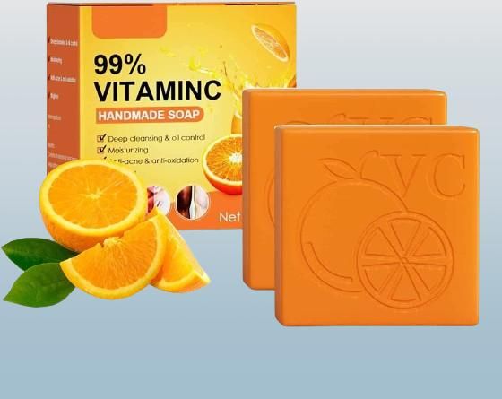 Natural Handmade Orange Vitamin C Handmade Soap